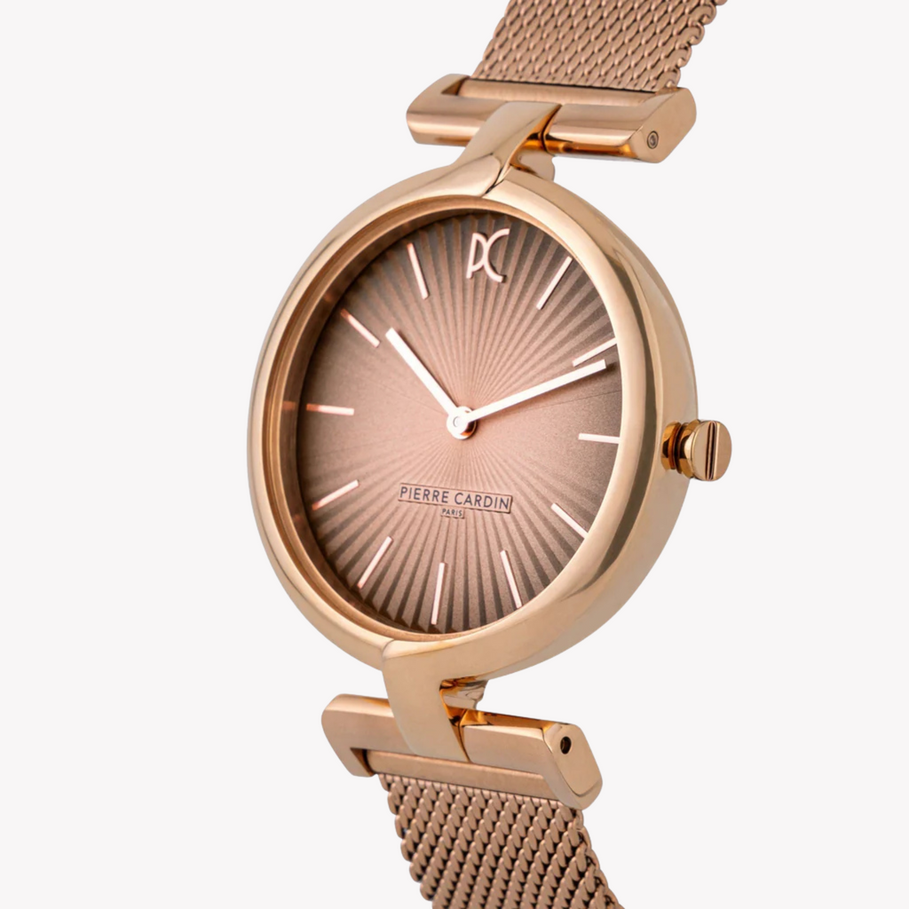 Pierre Cardin Women's Rose Gold Watch, Gray Dial | Cmd.3509