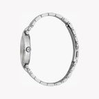 Just Cavalli Silver Watch, White Mother Of Pearls Dial | Jc1l105m0055
