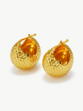 Gold Vermeil Hoop Earrings – Zadie | No More Nobody