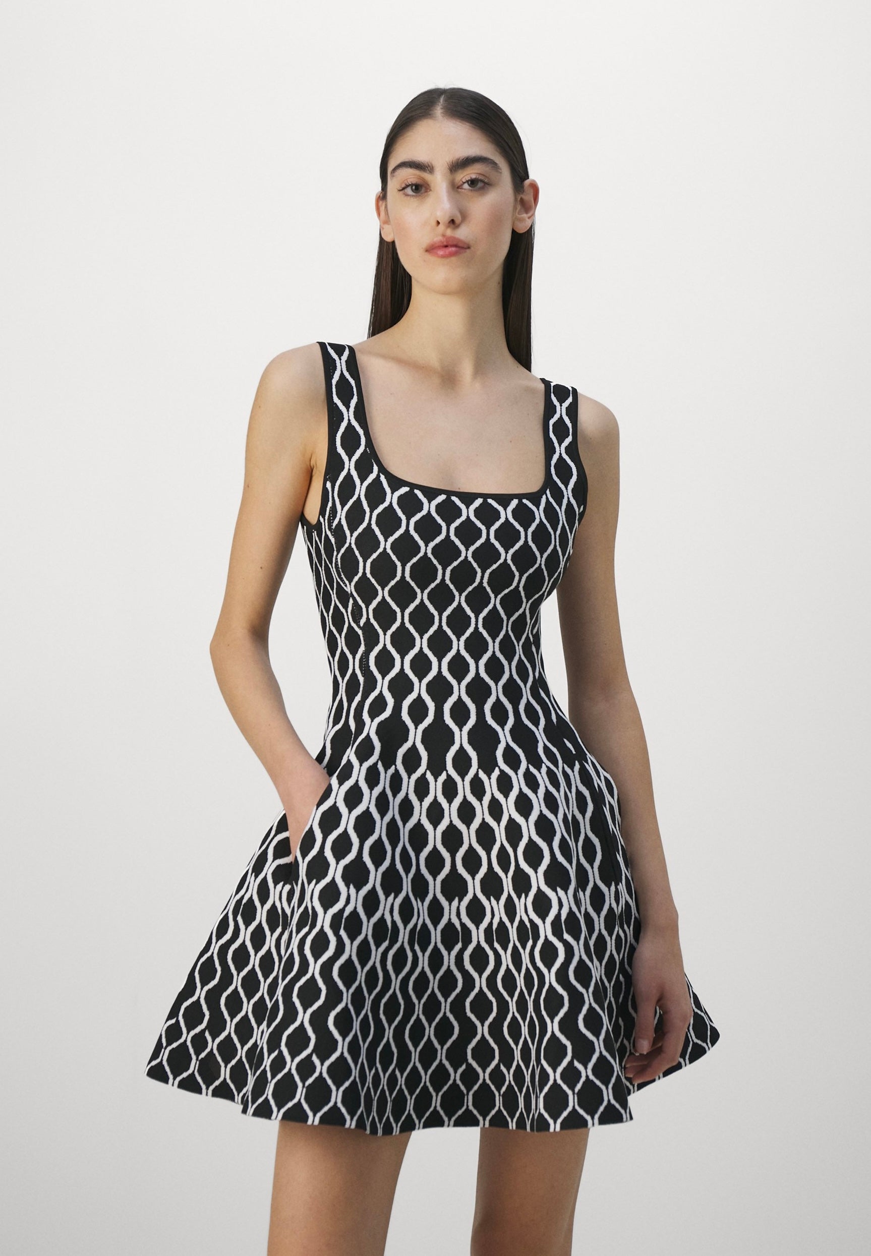 Ice silk dress