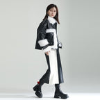 Increasingly Designer Small Fur One Piece Coat Women Fashion New Irregular Cotton Clothes in Autumn and Winter