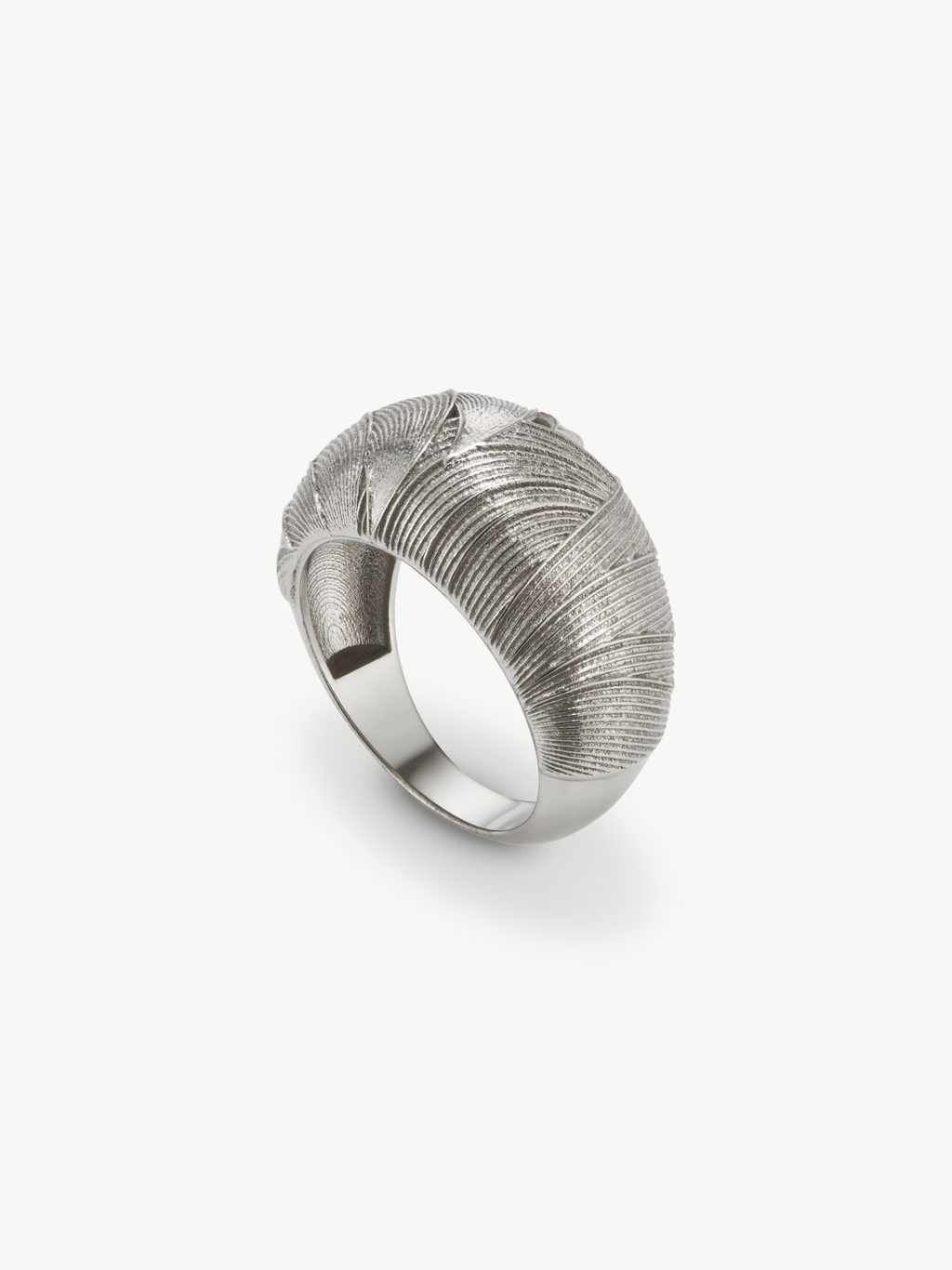 Sterling Silver dome ring – Day | No More Nobody