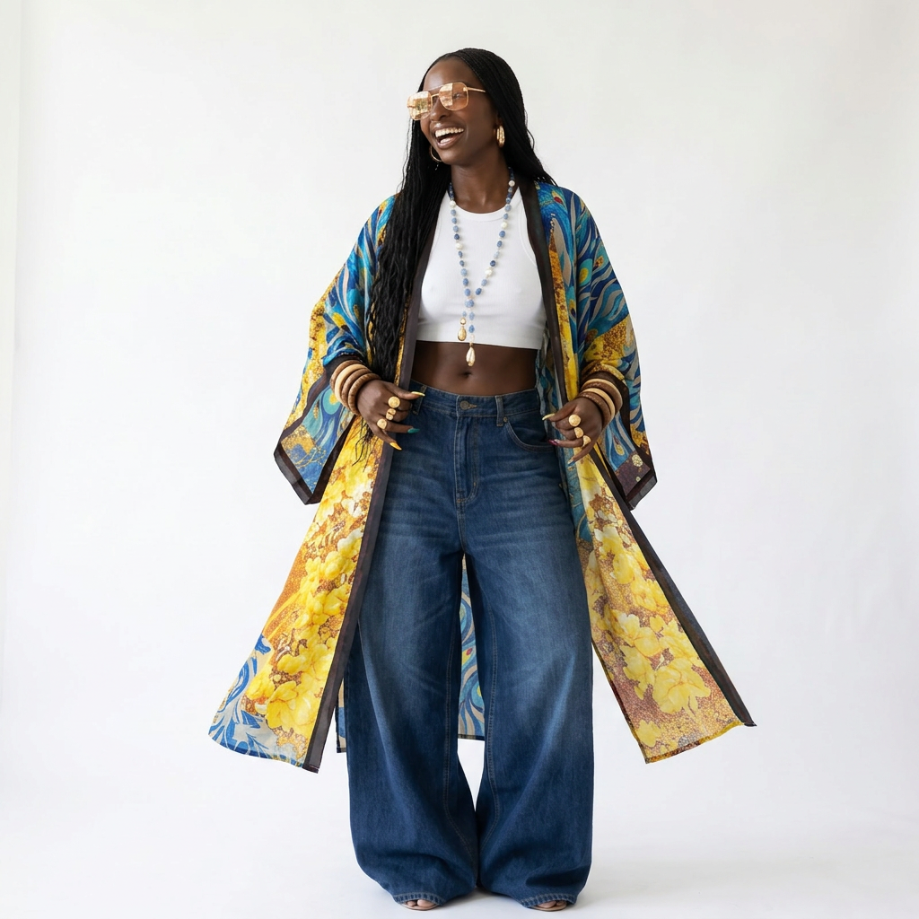 Limitless Printed Boho Kaftan-0