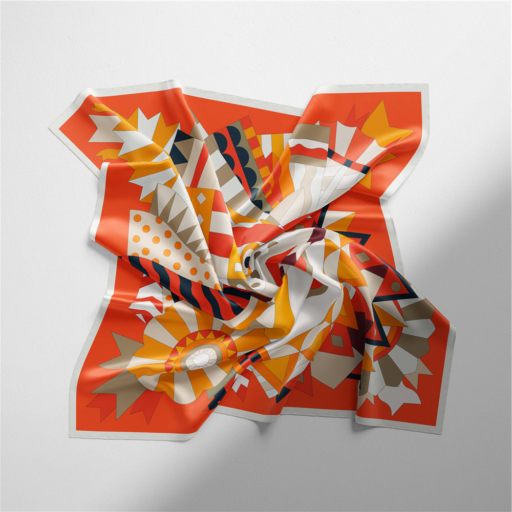 Hand-painted Junma scarf