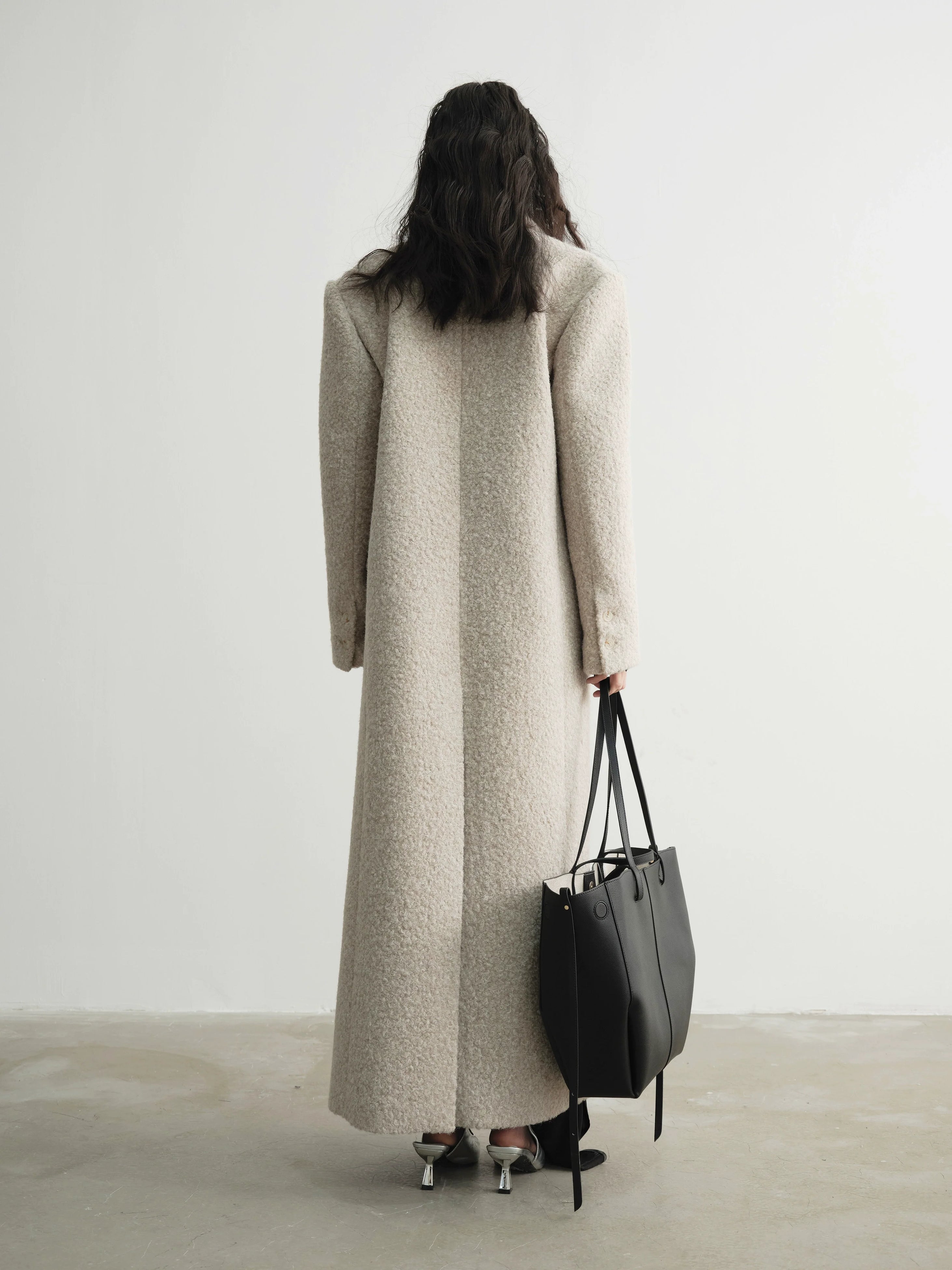 Maxi wool coat