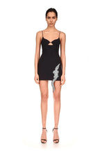 New Designer Black Color Women Rayon Bandage Sexy Bodycon Mini Dress Nightclub Party Celebrate Outfit Vestido
