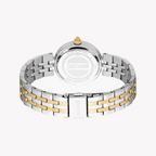 Just Cavalli Two-Tone Watch, Silver Dial | Jc1l314m0085