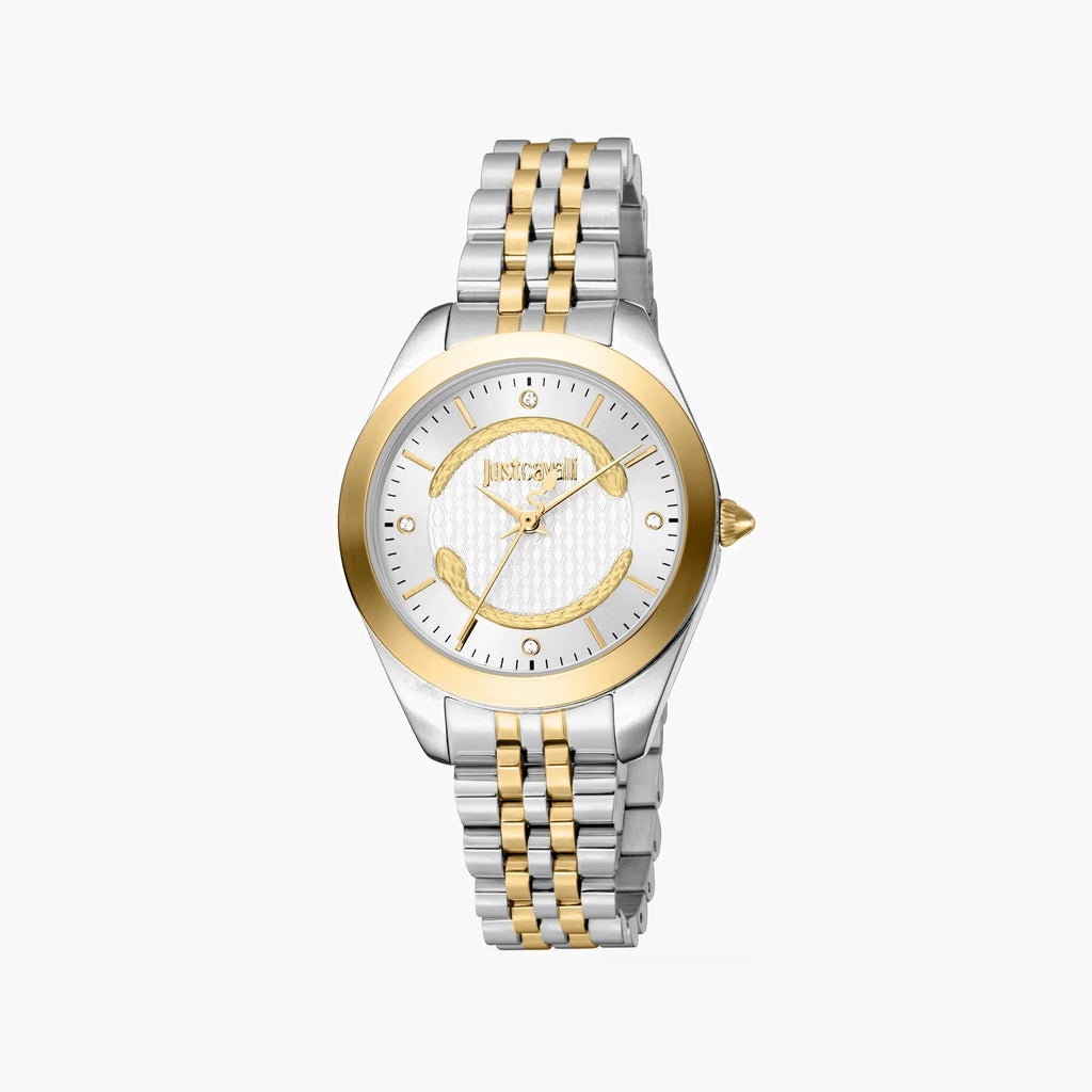 Just Cavalli Women's Two Tone Stainless Steel Watch, Stainless Steel | Jc1l210m0495
