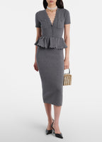 Ruffle Chiffon Dress