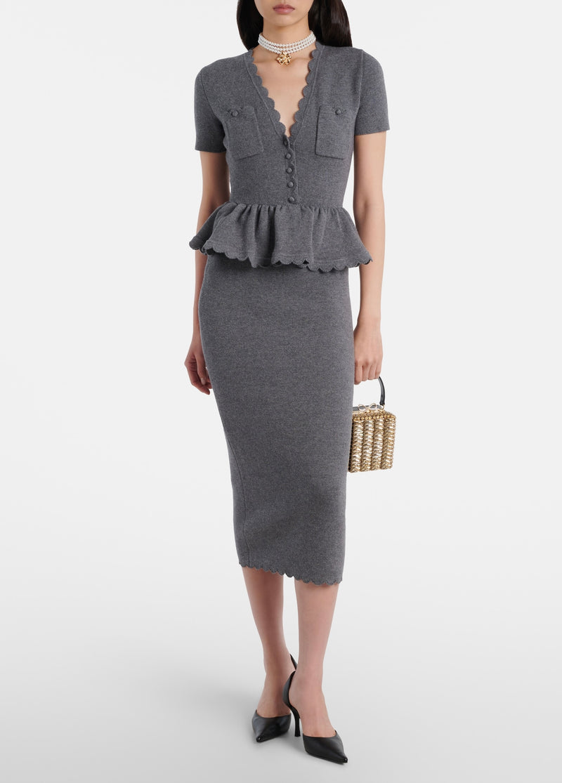 Ruffle Chiffon Dress