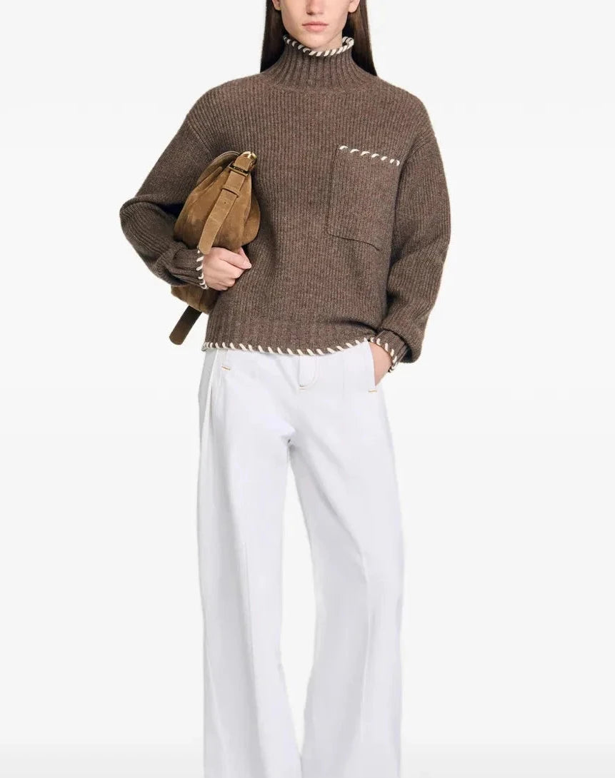 Wool High Neck sweater