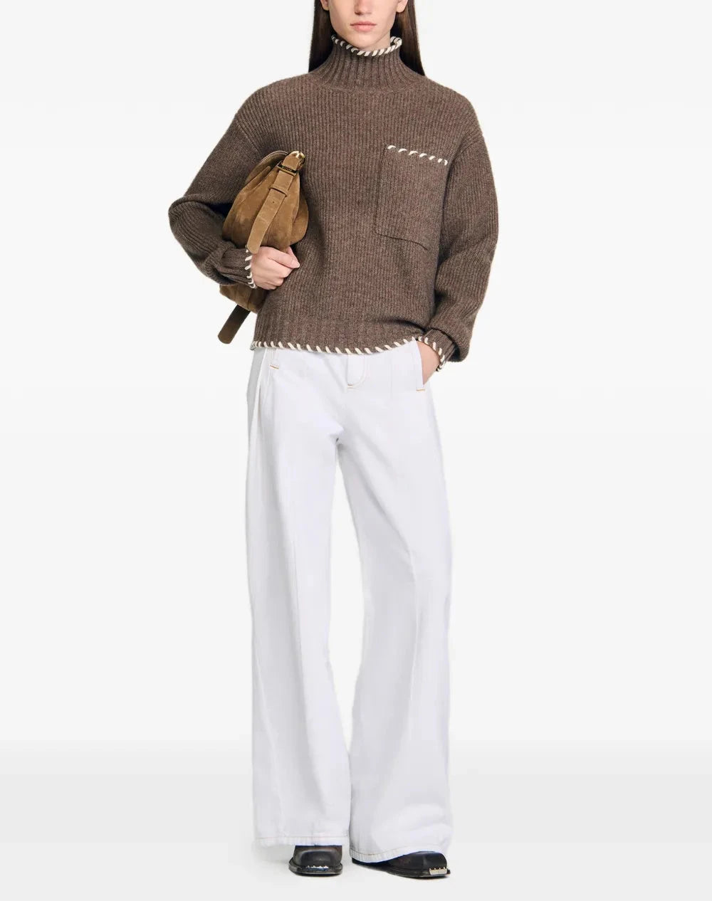 Wool High Neck sweater