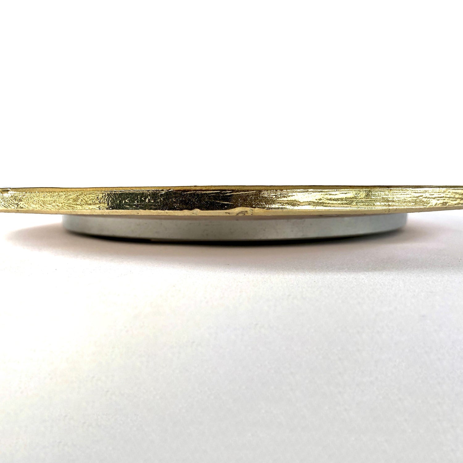 White Agate LazySusan | Countertop | Turntable | Centrepiece |