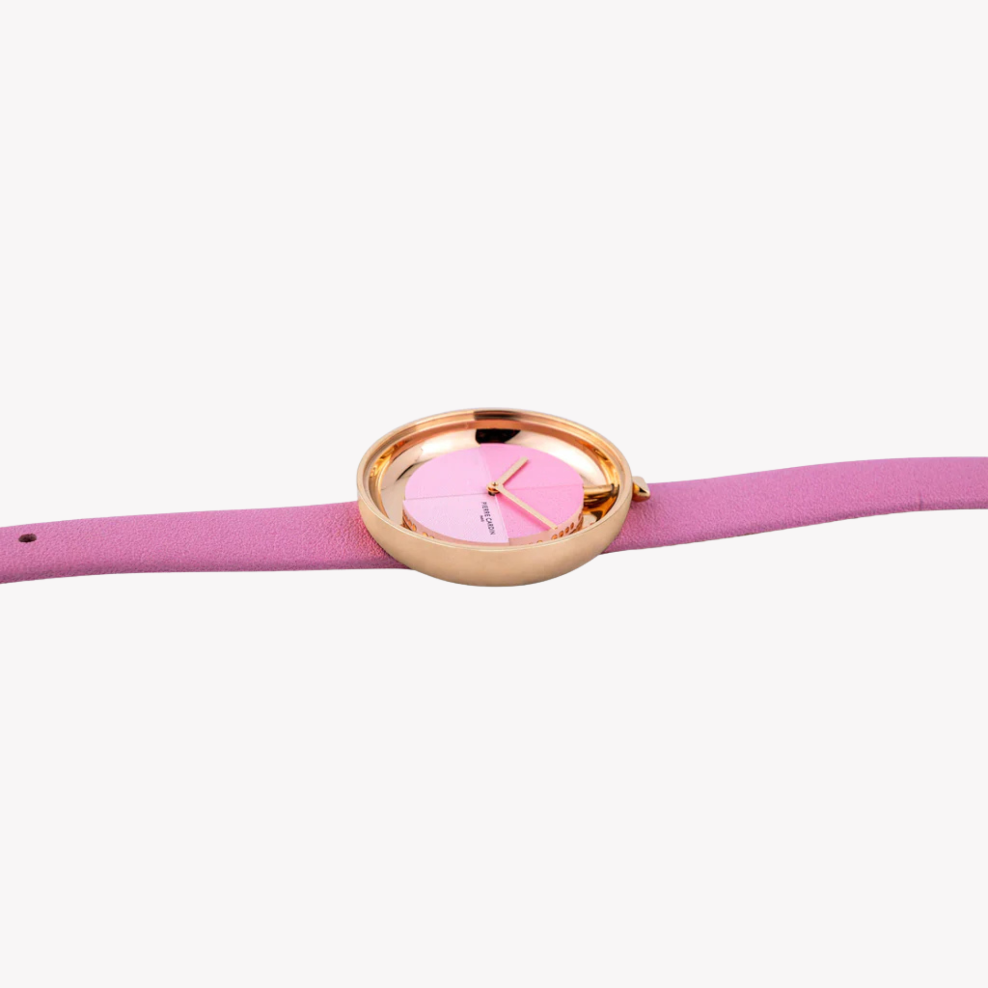 Pierre Cardin Women's Pink Leather Watch, Rose Gold Case | Cma.0004