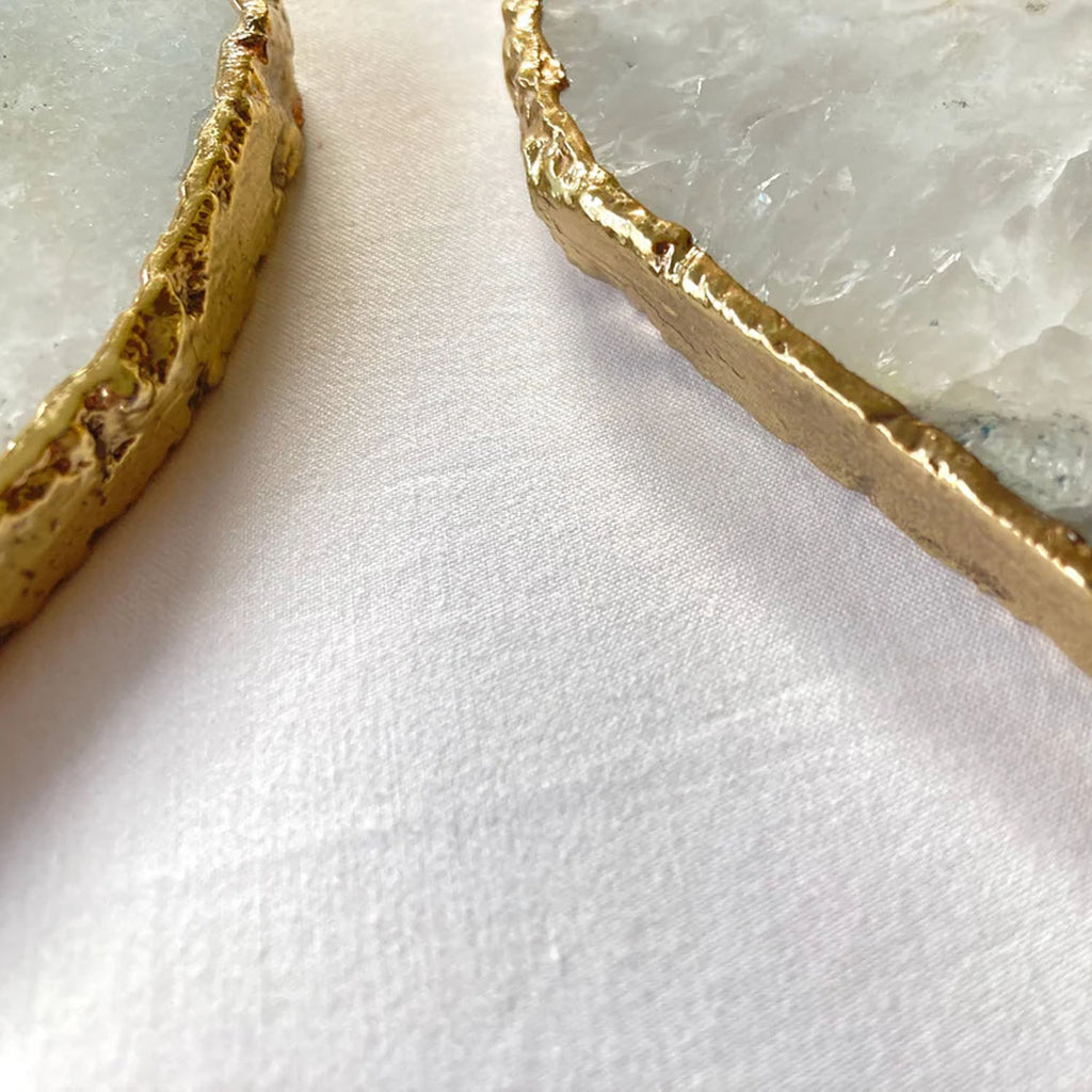 White Grey Agate - Set of 4 Large Heart Shaped Coasters | Personalised Momentos