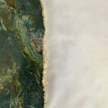 Large Green Agate Cheese Platter/Tray/Personalised Momentos/Sign Boards - 10"x15"