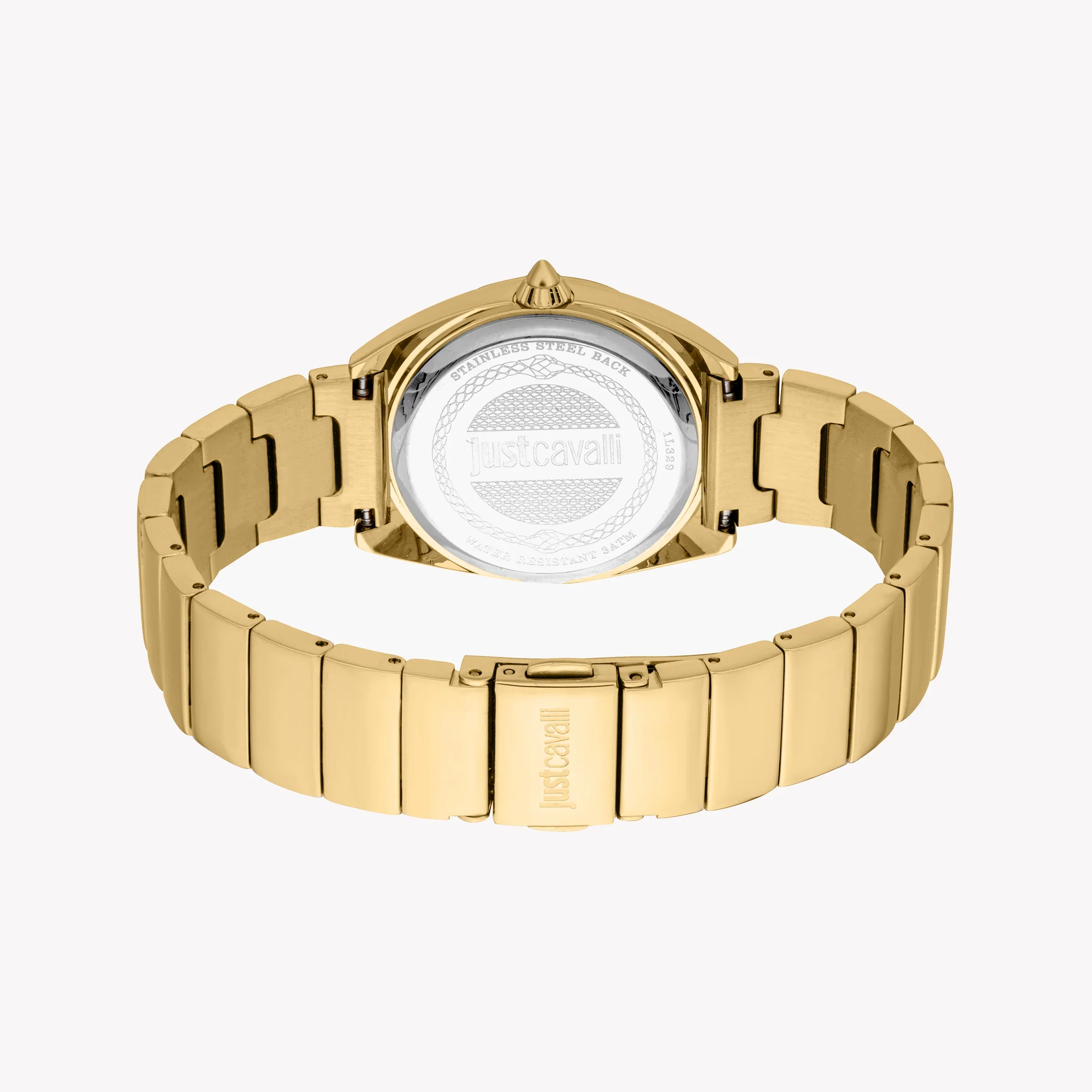 Just Cavalli Women's Gold Watch, Silver Dial | Jc1l329m0055