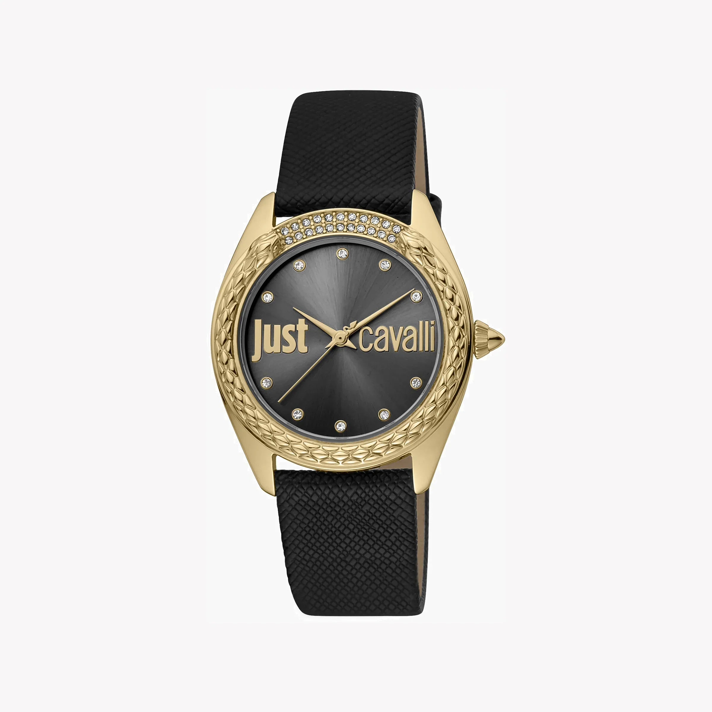Just Cavalli Women's Black Watch, Gold Case | Jc1l195l0025