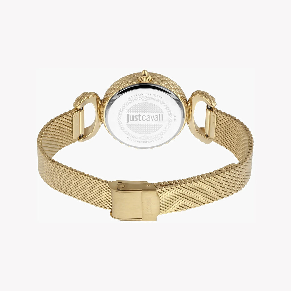Just Cavalli Women's Gold Watch, Champagne Dial | Jc1l148m0225