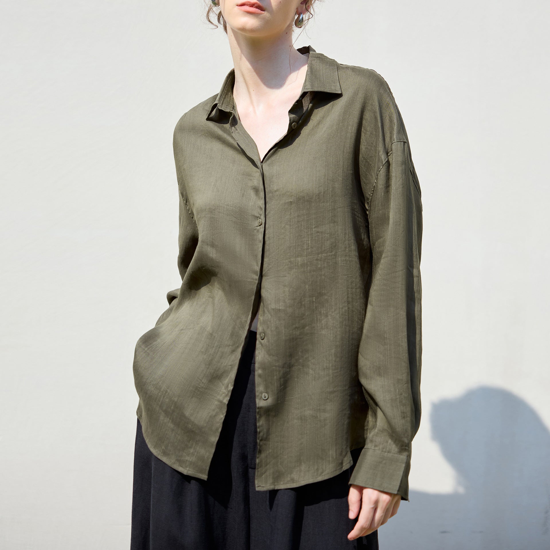 VintageLinen Loose Blouse