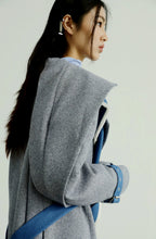 Patchwork Woolen Coat