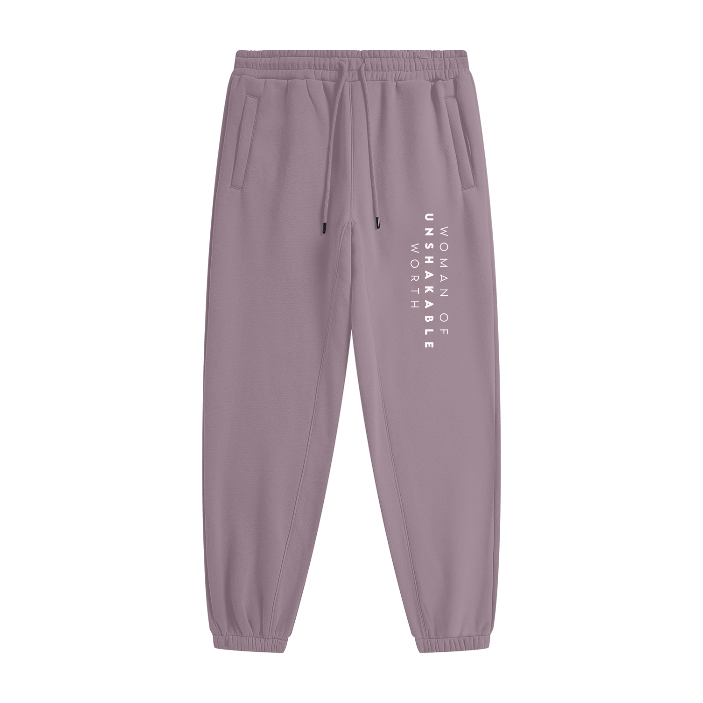 woman of unshakable worth Fleece Joggers