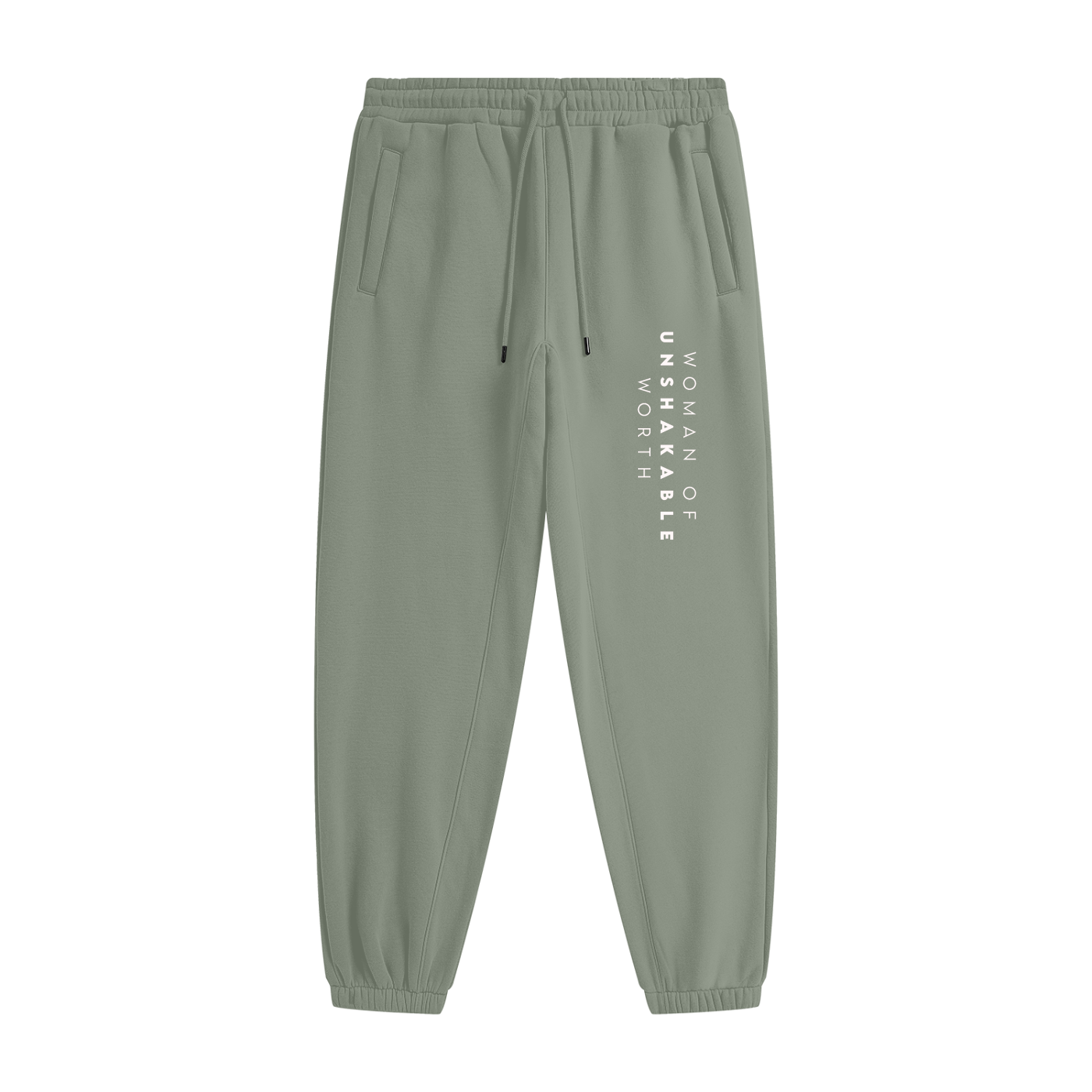 woman of unshakable worth Fleece Joggers