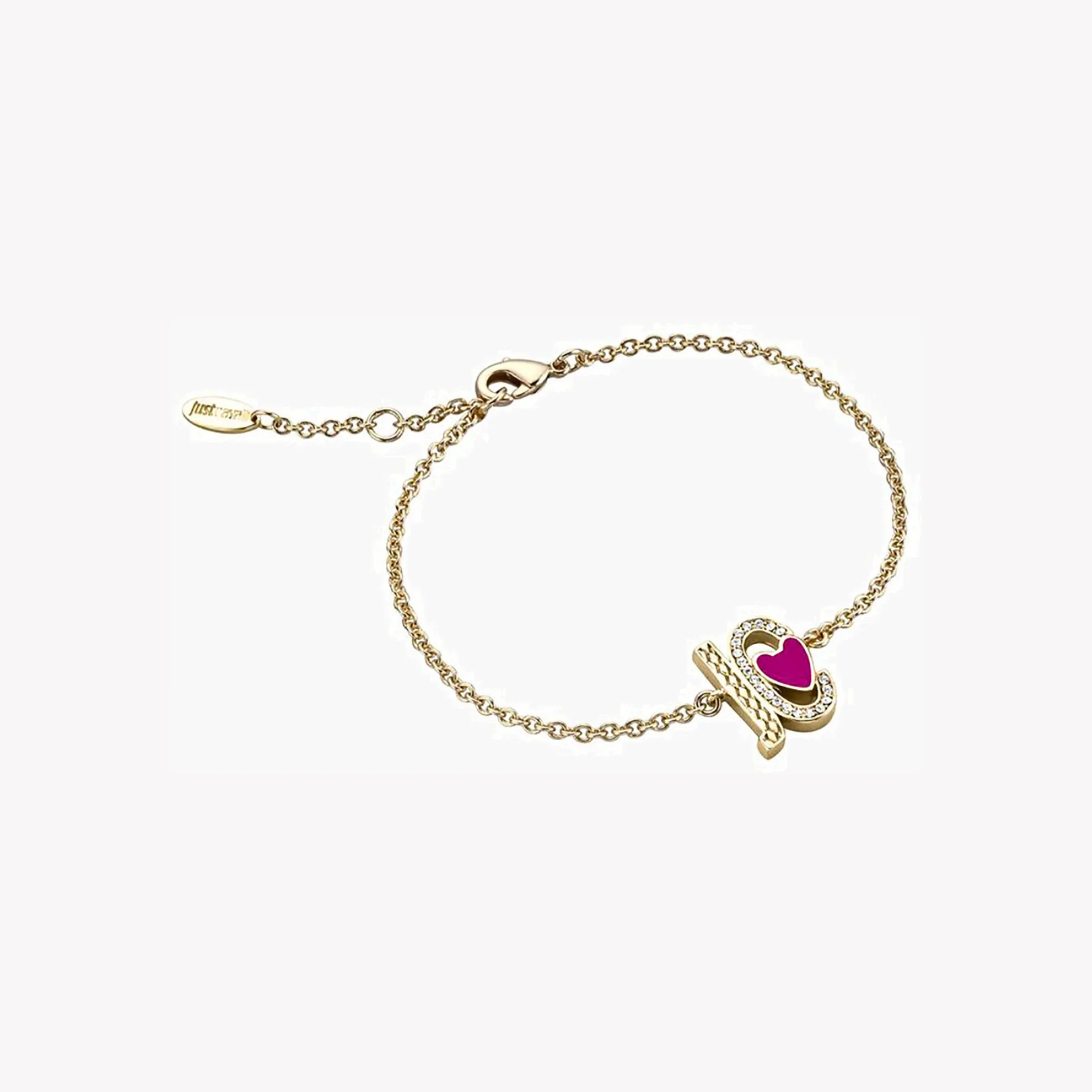 Just Cavalli Women's Gold Brass Bracelet, Stylish Accessory | Jcfb00120200