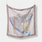 Literary saddle scarf