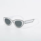 Retro oval sunglasses
