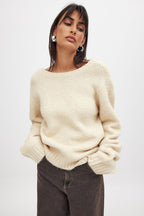 V-Cross Soft Sweater