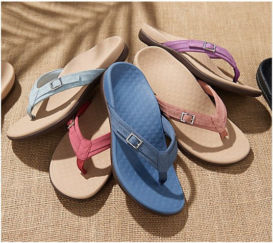 Women's casual flat bottomed PU metal home flip flops