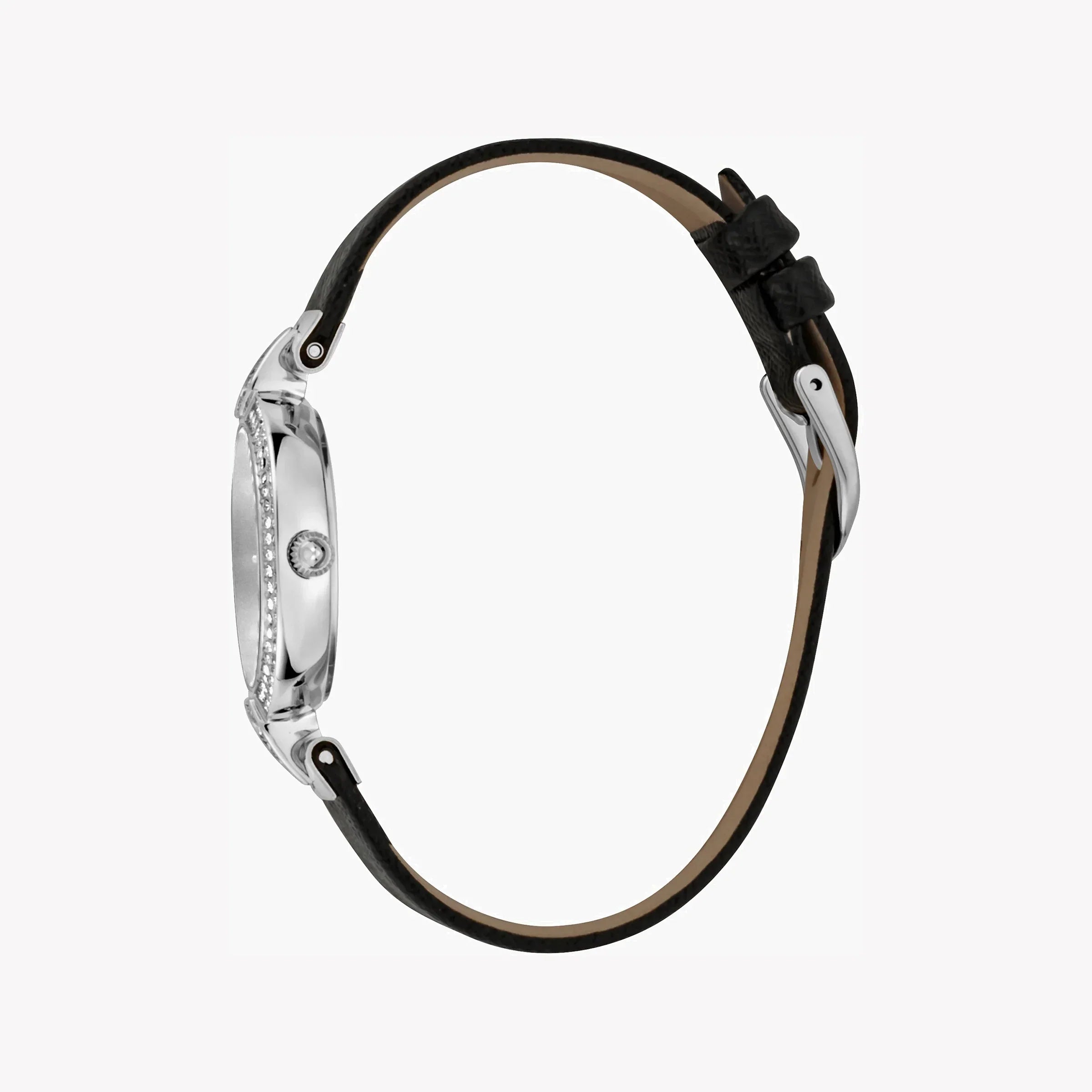 Just Cavalli Women's Leather Watch, White Dial | Jc1l159l0015