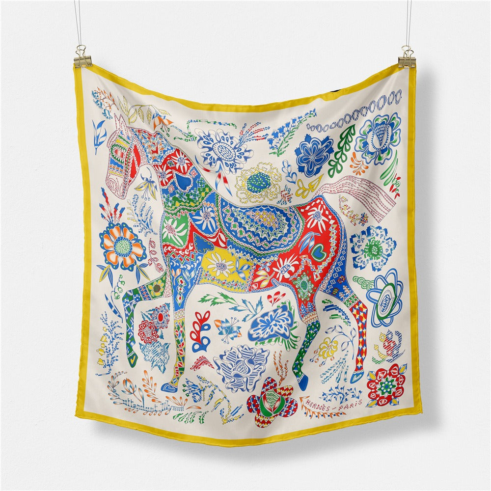 Floral Horse Scarf