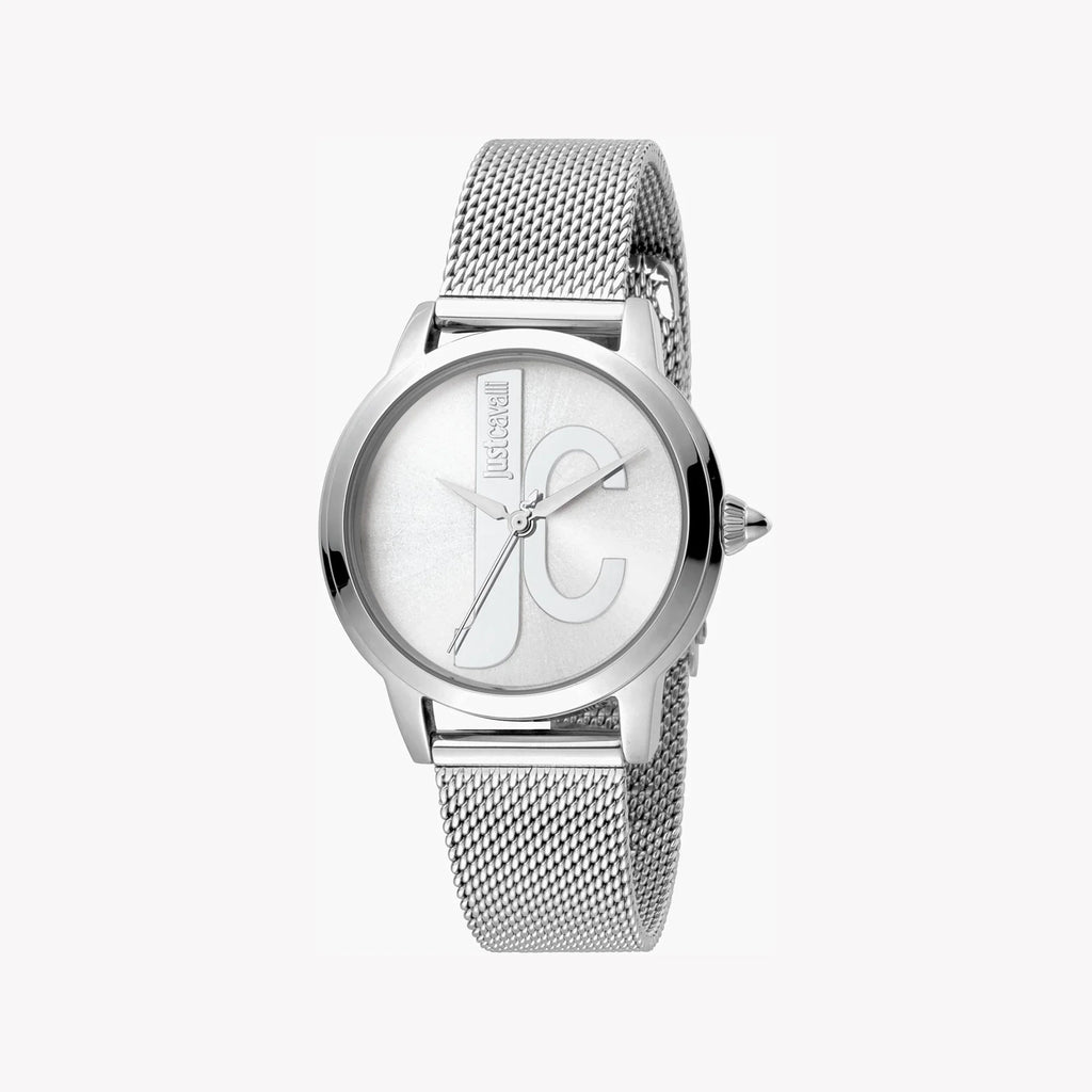 Just Cavalli Women's Silver Watch, Elegant Design | Jc1l050m0065