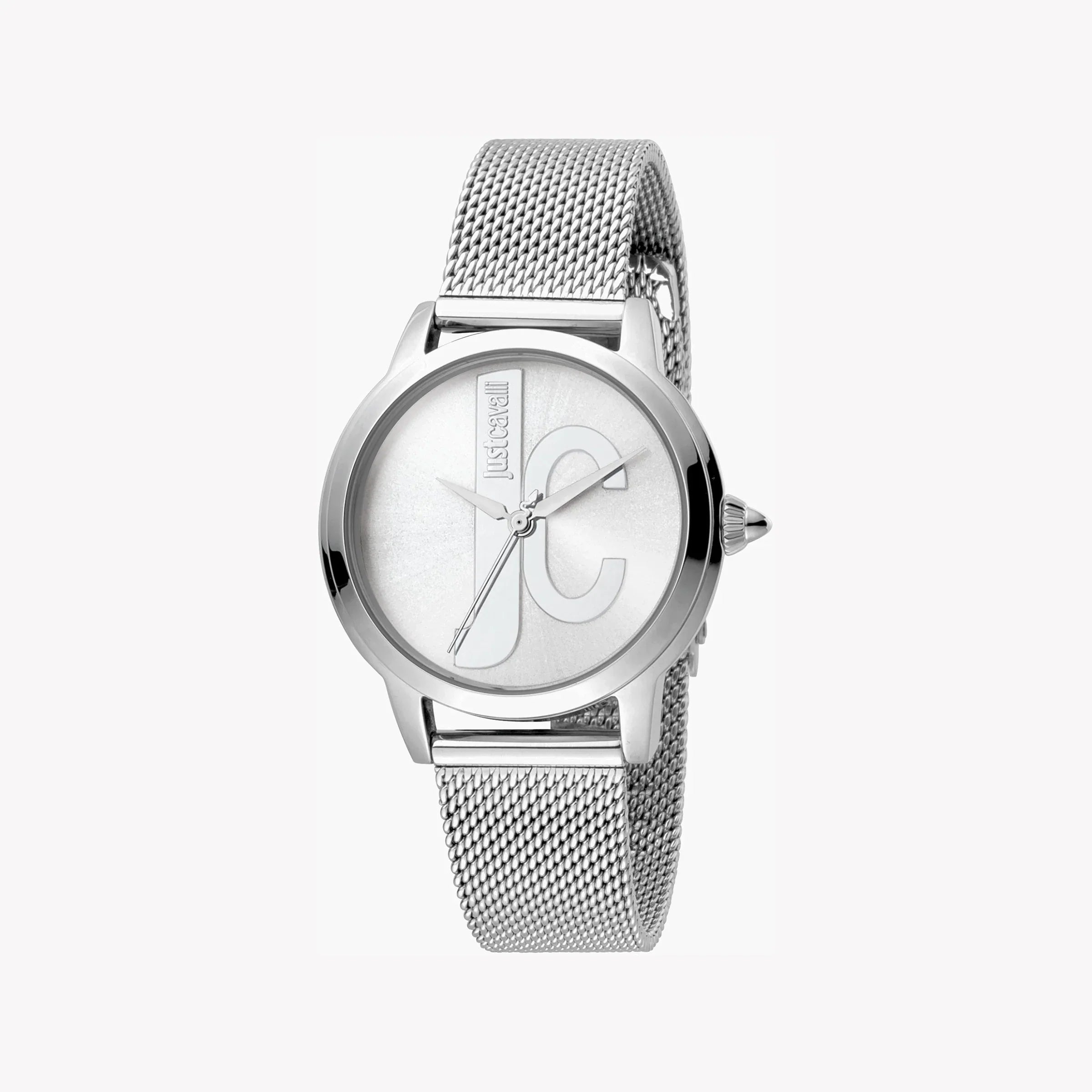 Just Cavalli Women's Silver Watch, Elegant Design | Jc1l050m0065