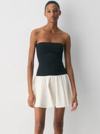 Patchwork pleated dress