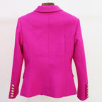 New Double Breasted Blazer Coats Women Fashion Party Club Clothes Long Sleeves Sequin Shinny Jackets Luxury Oversized