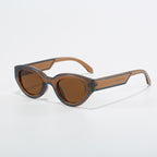 Retro oval dot paint sunglasses