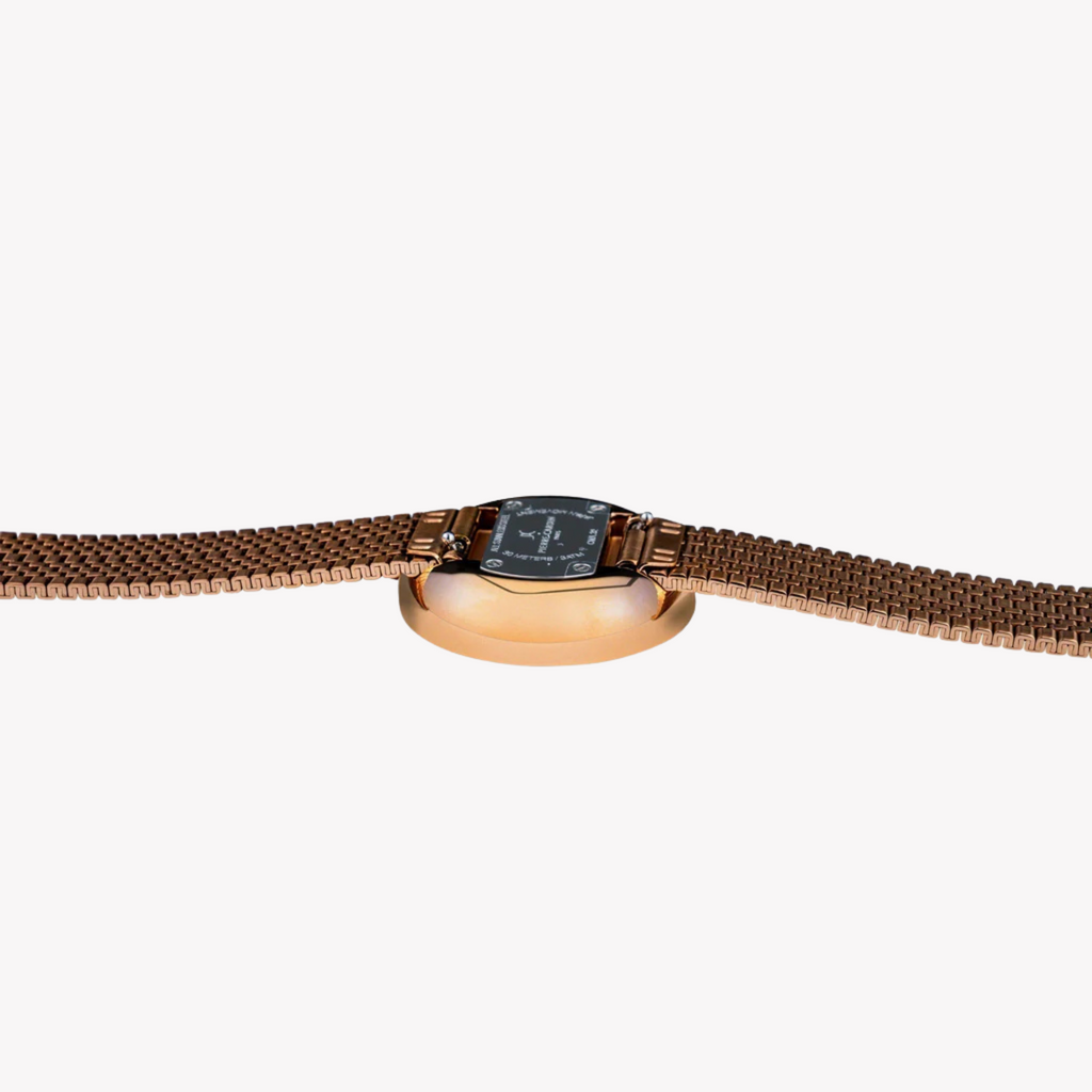 Pierre Cardin Women's Rose Gold Watch, White Dial | Cma.0017