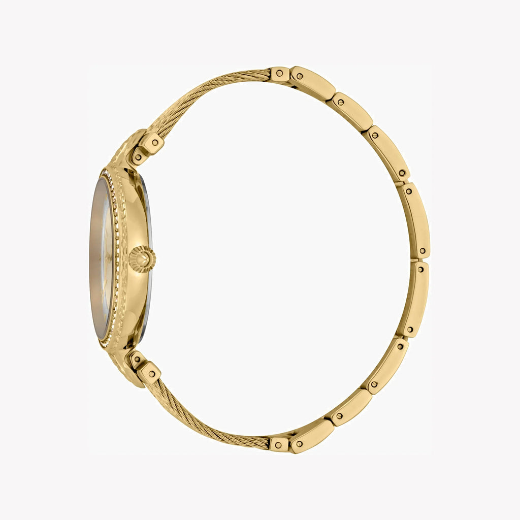 Just Cavalli Women's Gold Watch, Champagne Dial | Jc1l169m0025