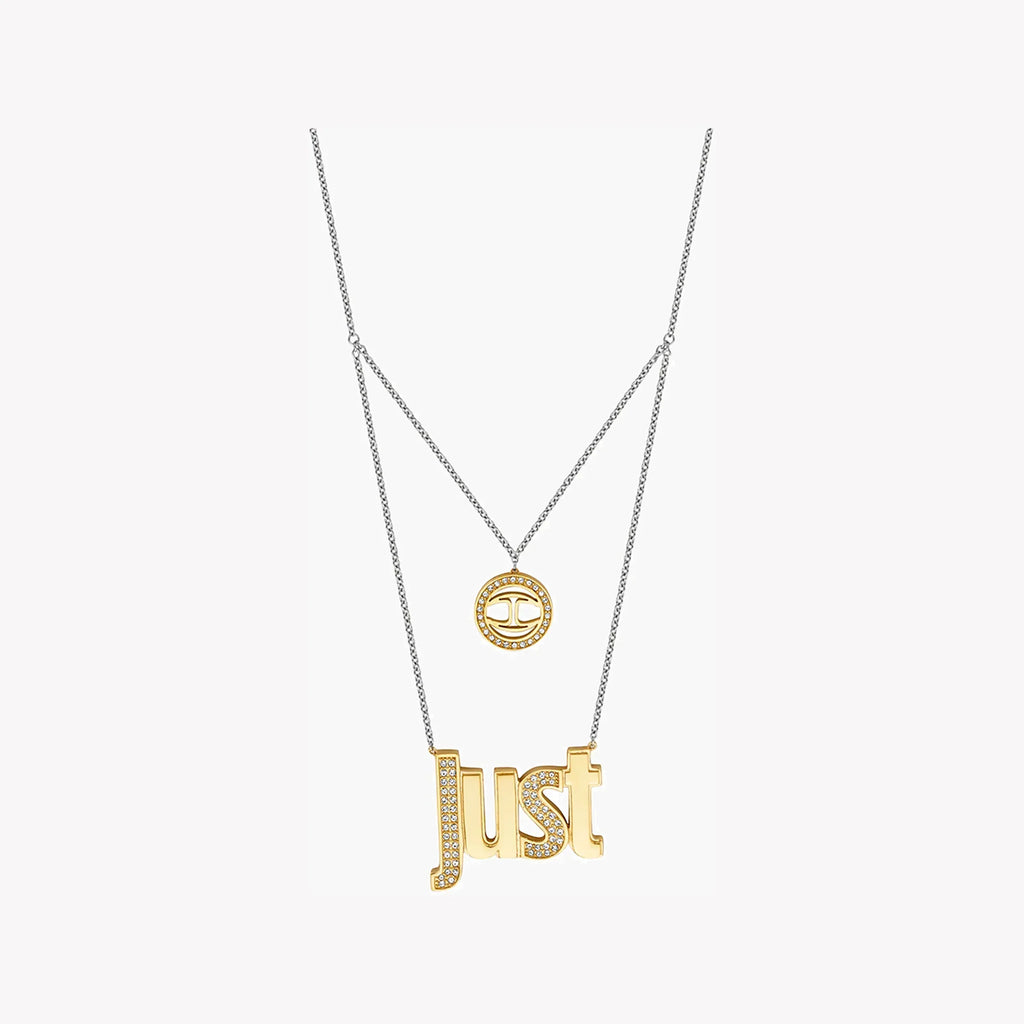 Just Cavalli Women's Silver Stainless Steel Necklace | Jcnl00600400
