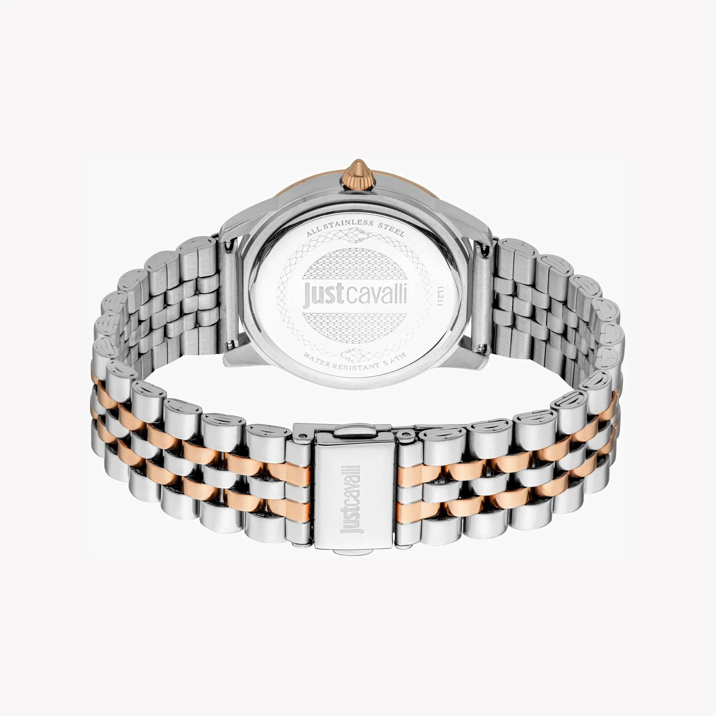 Just Cavalli Women's Stainless Steel Watch, Silver Dial | Jc1l211m0305