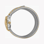 Just Cavalli Silver & Gold Watch, Silver Dial | Jc1l073m0045
