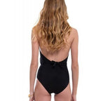 Triangle one-piece swimsuit beach vacation backless