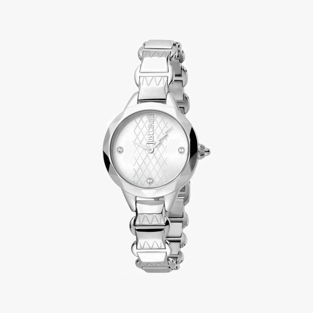 Just Cavalli Women's Silver Watch, Silver Dial | Jc1l033m0015