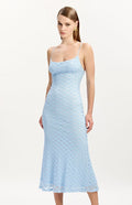 Jacquard Strapless Dress