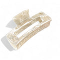 Ecofriendly Acetate XL Claw - White