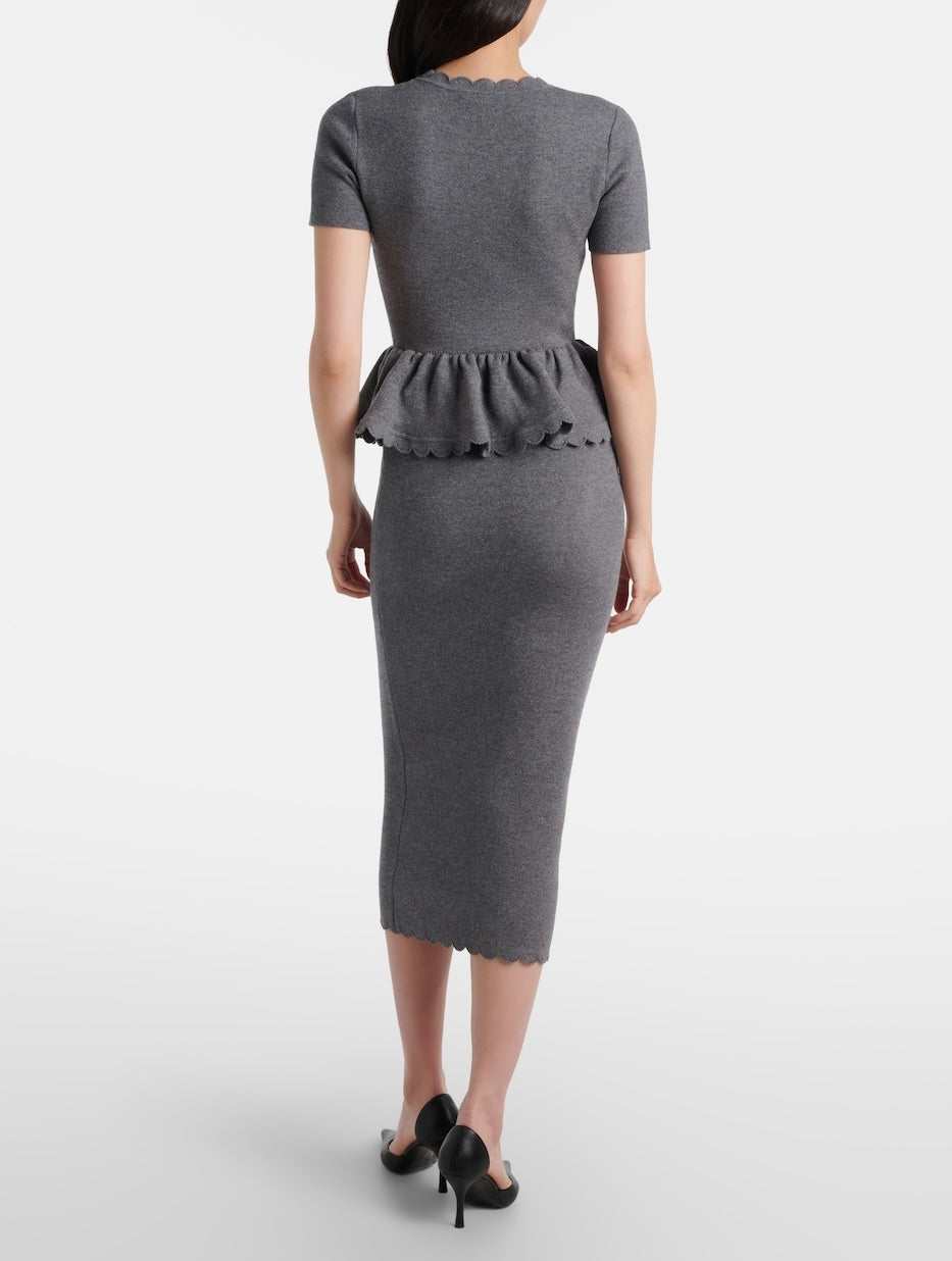 Ruffle Chiffon Dress