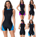 Swimsuit Women One Piece Swimwear Sport Competitive Surfing Wetsuit Bikini Swimwear